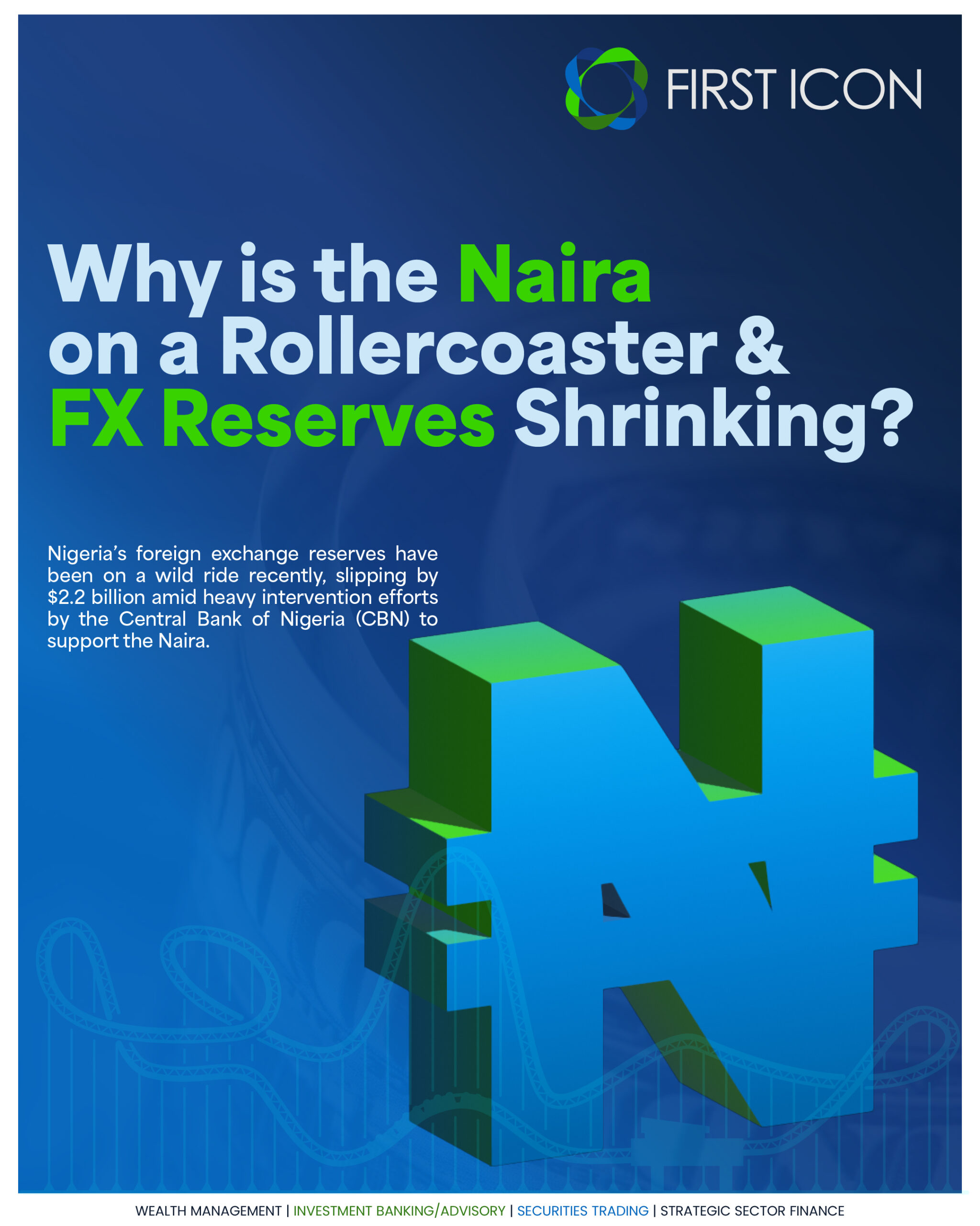 Nigeria’s FX Reserves Drops by $2.2 Billion